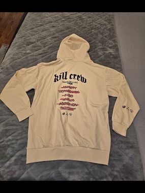 NWOT Kill Crew Mental Health Awareness Hoodie - Ivory
